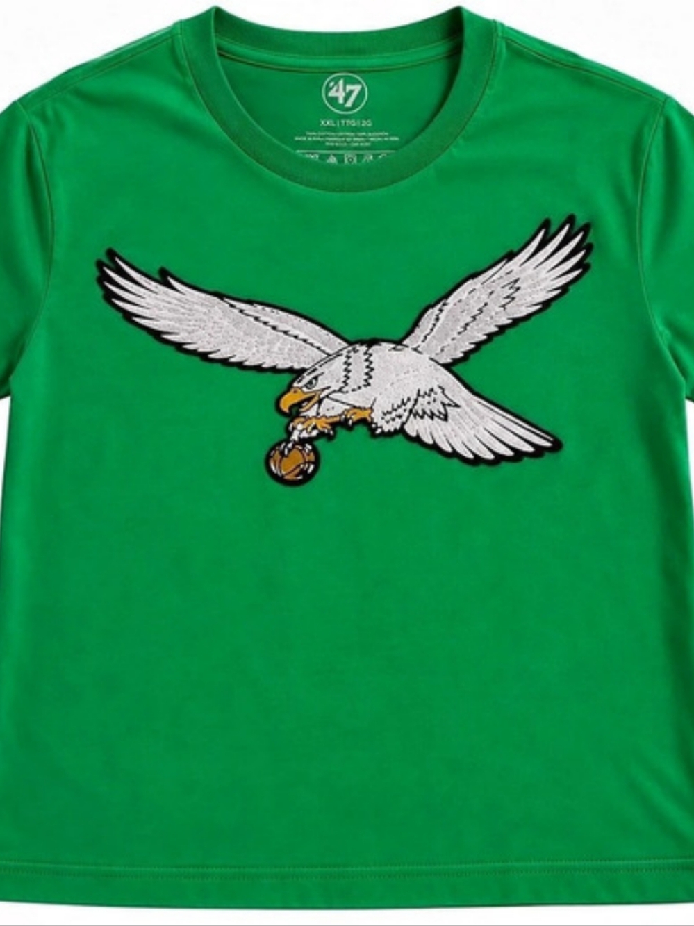 ’47 Brand Philadelphia Eagles Green Graphic T-Shirt Men’s XXL NFL Football